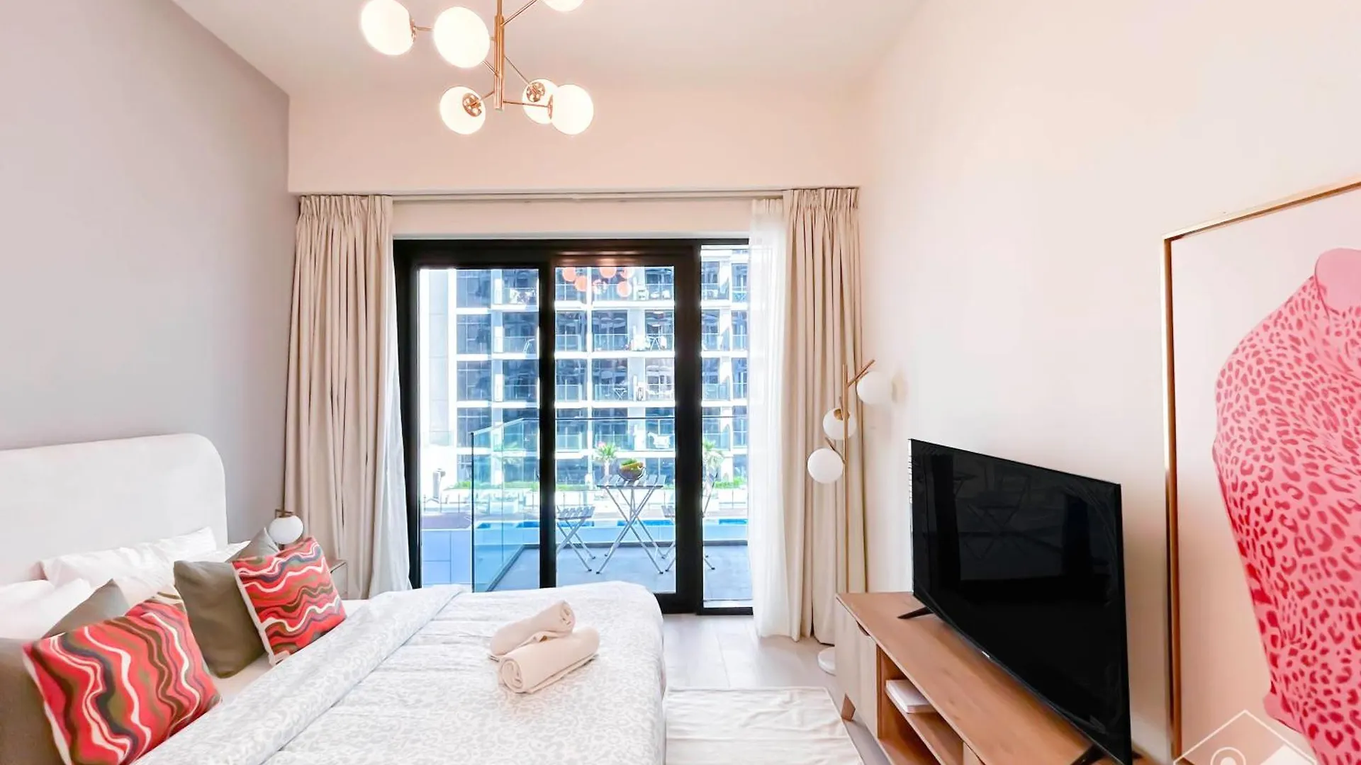 Urban Charm Studio With Balcony In Riviera Dubai